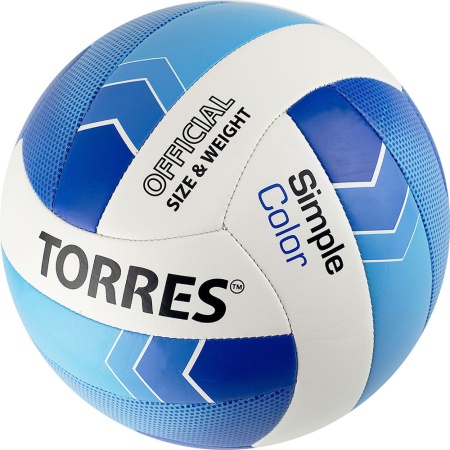 Купить Мяч волейбольный Torres Simple Color любительский р.5 в Волгореченске 